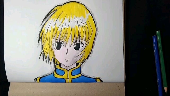 Drawing simple KURAPIKA part 2