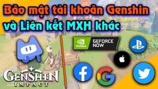 Bảo mật tài khoản Genshin, Hoyolab | Liên kết với các MXH khác