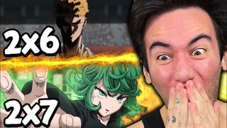 SAITAMA VS SUIRYU!! ONE PUNCH MAN - 2x6 and 2x7 (REACTION)