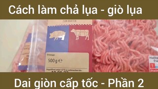 Cách làm chả lụa - giò lụa dai giòn cấp tốc #2