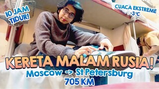 Semalaman Pindah Kota Naik Kereta di Musim Dingin Rusia (Moscow - St. Petersburg)