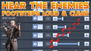 HEAR THE ENEMIES FOOTSTEPS LOUD AND CLEAR in COD MOBILE