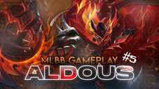 MLBB aldous Gameplay glory pake Hero power lah 🔥🔥🔥