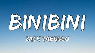 Binibini (Zack tabudlo) lyrics