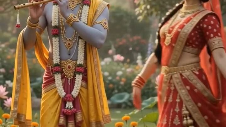 राधा कृष्ण का मनमोहकनृत्य #krishan #radhakrishan #krishan