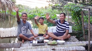 Khai trương cái sàn mới của 3 anh em. Lẩu sườn non cải chua - Bin Đen Miền Tây # 184