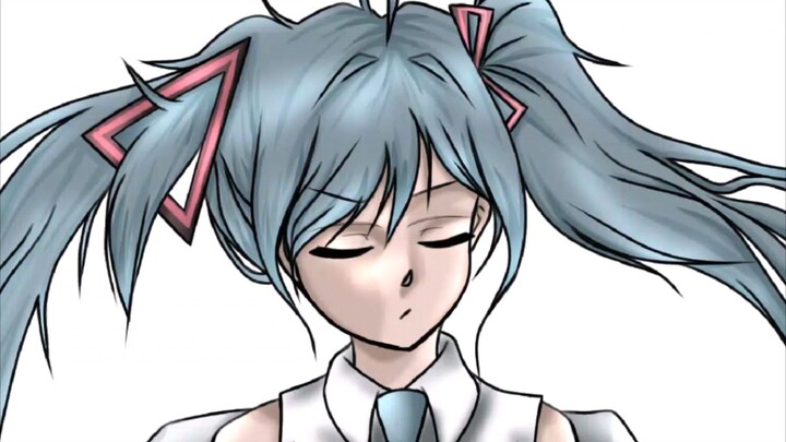 draw miku, kokk mikunyaa lucukkk yaaa, kaya kamu yang lagi nonton😍😍