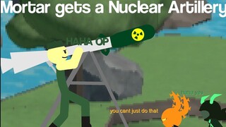 Mortar gets a Nuclear Artillery (Davy Crockett) - Tower Defense Simulator