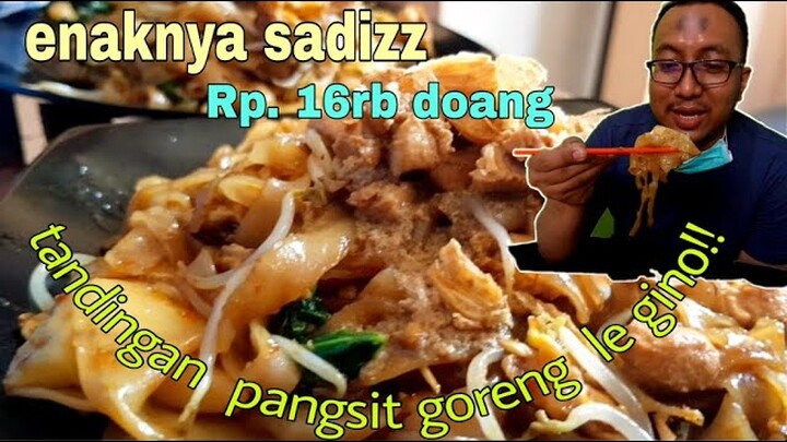 Seenak Pangit Goreng Viral Le Gino, Kwetiau Pangsit Goreng Degor Enak Parahh!!