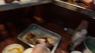 I was too hasty today and didn't have enough rice. I filled up the bowl for the last customer as a t