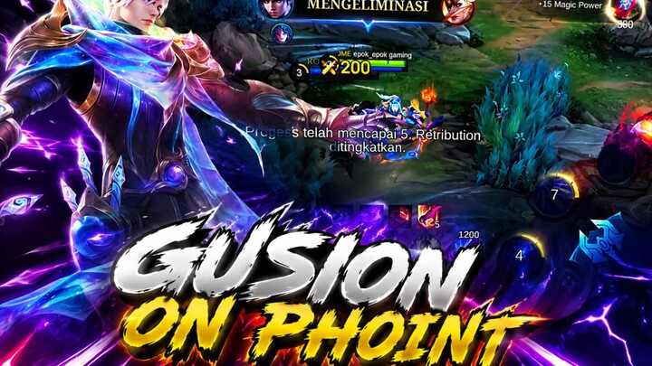 gusion on phoint mlbb