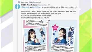LL News: More Nijigaku Anime Songs Released + 3 More Sub Unit Songs! and Top μ's Songs!