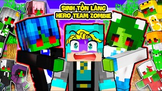 YABUN THỬ THÁCH 24 GIỜ CHIẾN ĐẤU VỚI ZOMBIE HERO TEAM PHONG CẬN VÀ SIMMY KHỔNG LỒ TRONG MINECRAFT