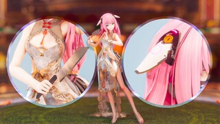 [4K·สาวกี่เพ้าทองสไตล์ชิงหลวน] ผมสีชมพูยิ่งขึ้น ________ (2 นาที)