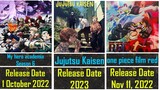 New anime?!!    comparison : All upcoming anime in 2022-2023
