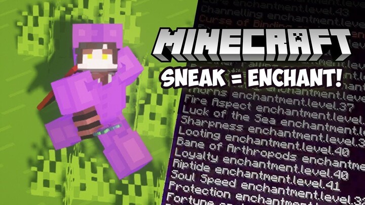 Minecraft tapi setiap gue JONGKOK, INVENTORY ku di ENCHANT!