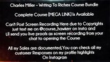 Charles Miller  course  - Writing To Riches Course Bundle download