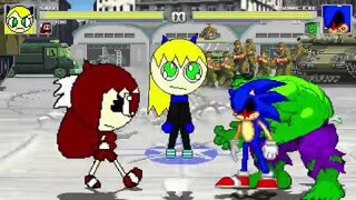 AN Mugen Request #1689: Sago & Fekio VS Sonic.exe & Hulk