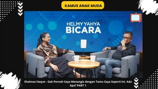 Shahnaz Haque: gk pernah saya nangis dengan Tamu saya disini Part 1