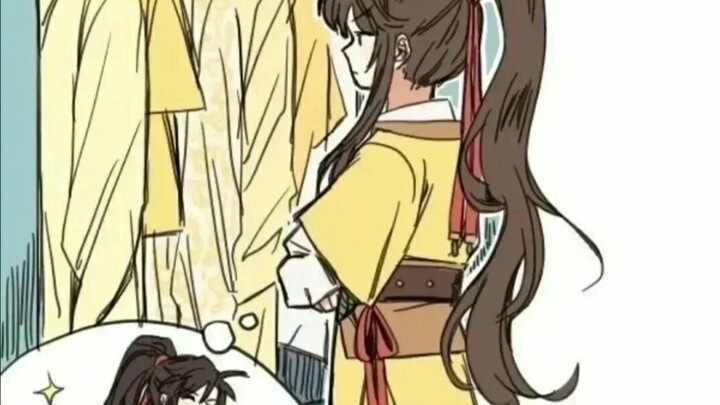 传下去：江澄被魏无羡生的孩子下掉色了