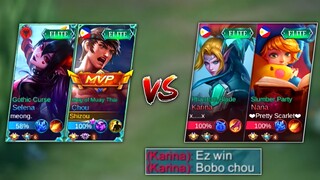 ELITE SELENA AND CHOU VS KARINA AND NANA ELITE SKIN! WHO WILL WIN?