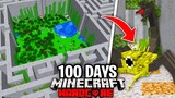 I Survived 100 Days as a MAZE RUNNER in Hardcore Minecraft... Here's What Happened
