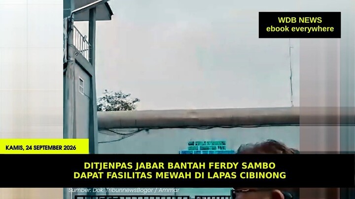 Ditjenpas Jabar Bantah Ferdy Sambo Dapat Fasilitas Mewah di Lapas Cibinong