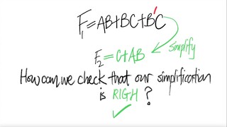 logic How can we check our Boolean simplification is done correctly?