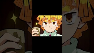 Zenitsu and girls 😂 #anime #demonslayer