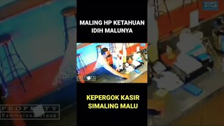 MALING HP KETAHUAN KASIR  #malingkepergok