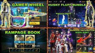 BOCORAN FF❗️ GAMER WHEEL🤩 | REVIEW INCUBATOR BUNDLE🤩 | HUSKY FLUFF BUNDLE🤩 - KULGAR