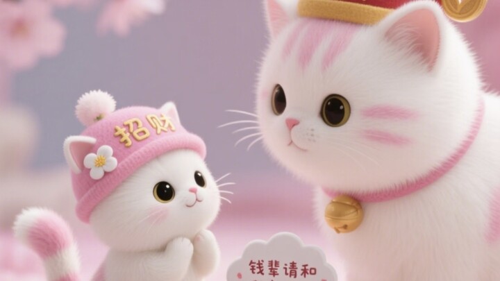 Apakah seluruh dunia akan menyukai kucing kecil pembawa keberuntungan yang imut dan menggemaskan ini