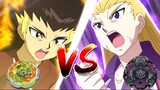 Rock Zurafa VS GRAVITY Destroyer | EPIC Anime Real Life Battle | Beyblade Metal Fight