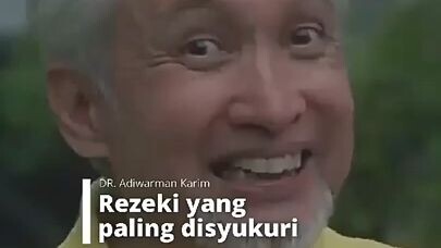 rezeki yang paling disykuri adalah.....