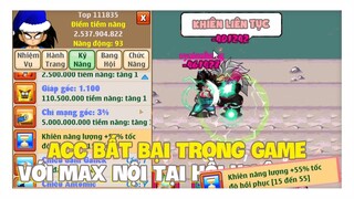 Ngọc Rồng Online -  Trải Nghiệm Acc Bất Bại Trong Game Với Max Nội Tại Hồi Khiên !
