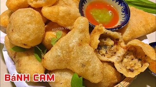 BÁNH CAM MẶN- PATE NHÂN THỊT- 2 món bánh giòn dẻo cực ngon từ Bột Nếp- Meat Donuts