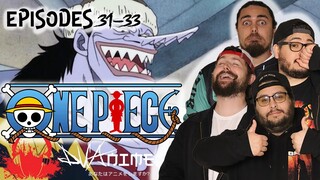BAND REACTS: ONE PIECE EP 31-33 REACTION | FIRST TIME WATCHING ONE PIECE ANIME | ARLONG THE FISHMAN!