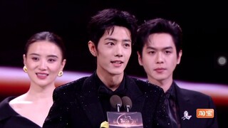 Xiao Zhan & Zhang Ruoyun ~ Weibo's Annual Influential Actor of the Year { Weibo night2024 }