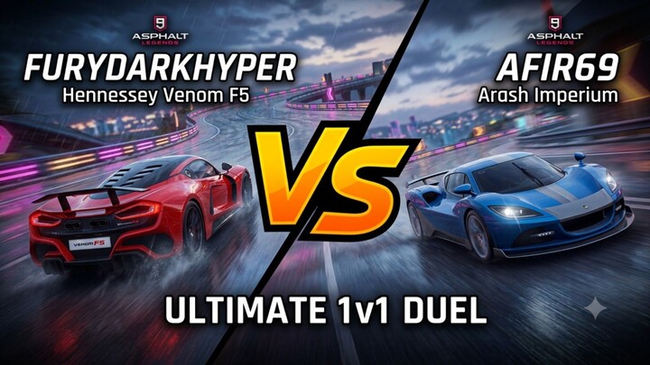 WHO IS THE REAL KING? 👑 Venom F5 vs Arash Imperium 1v1 Duel - Asphalt Legends