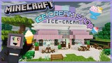 ✓Minecraft Cute ICE CREAM SHOP 🍧  | The girl miner