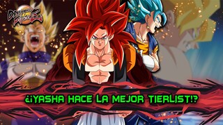 ¿YASHA HACE la MEJOR TIER LIST DEL JUEGO? DRAGON BALL FIGHTERZ TIER LIST 1.29