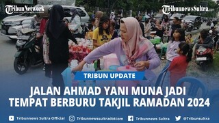 Jalan Ahmad Yani Muna Sulawesi Tenggara Jadi Tempat Favorit Masyarakat Berburu Takjil Ramadan 2024