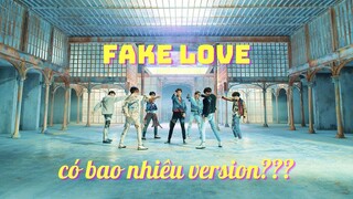 BTS Fake Love rốt cuộc có bao nhiêu version???