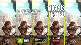 Horizon Zero Dawn - 11 GPUs Tested on Highest Settings 1080p, 1440p benchmarks!