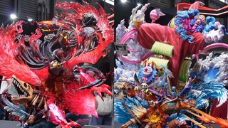 集美大师级雕像越做越复杂，两分钟看完集美殿堂展厅海贼王新品雕像