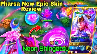 REVIEW PHARSA EPIC SKIN!💜NEW SKIN NEON SHINGETSU💖🌀ONLY 529💎