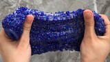 [DIY][ASMR]แกะกล่องสไลม์สีน้ำเงินใหม่