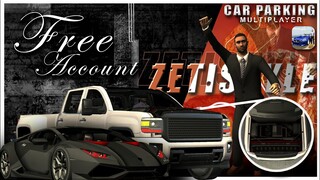 ZETISTYLE FREE ACCOUNT | OPEN HOOD GMC | Car Parking Multiplayer | New Update 4.7.0 | zeti