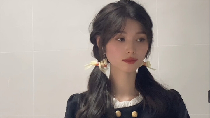 Hướng dẫn tết tóc đuôi ngựa đôi dành cho những người vụng về đây rồi～ Cực kỳ đơn giản, phù hợp với m