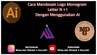 Cara Mendesain Logo Monogram Letter N + I Dengan Menggunakan AI